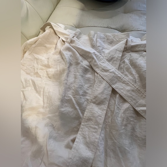 Soft linen flowy pants - Picture 2 of 3